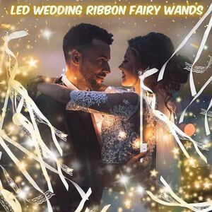 50 Wedding Led Fairy Lace Light Send Off Wands